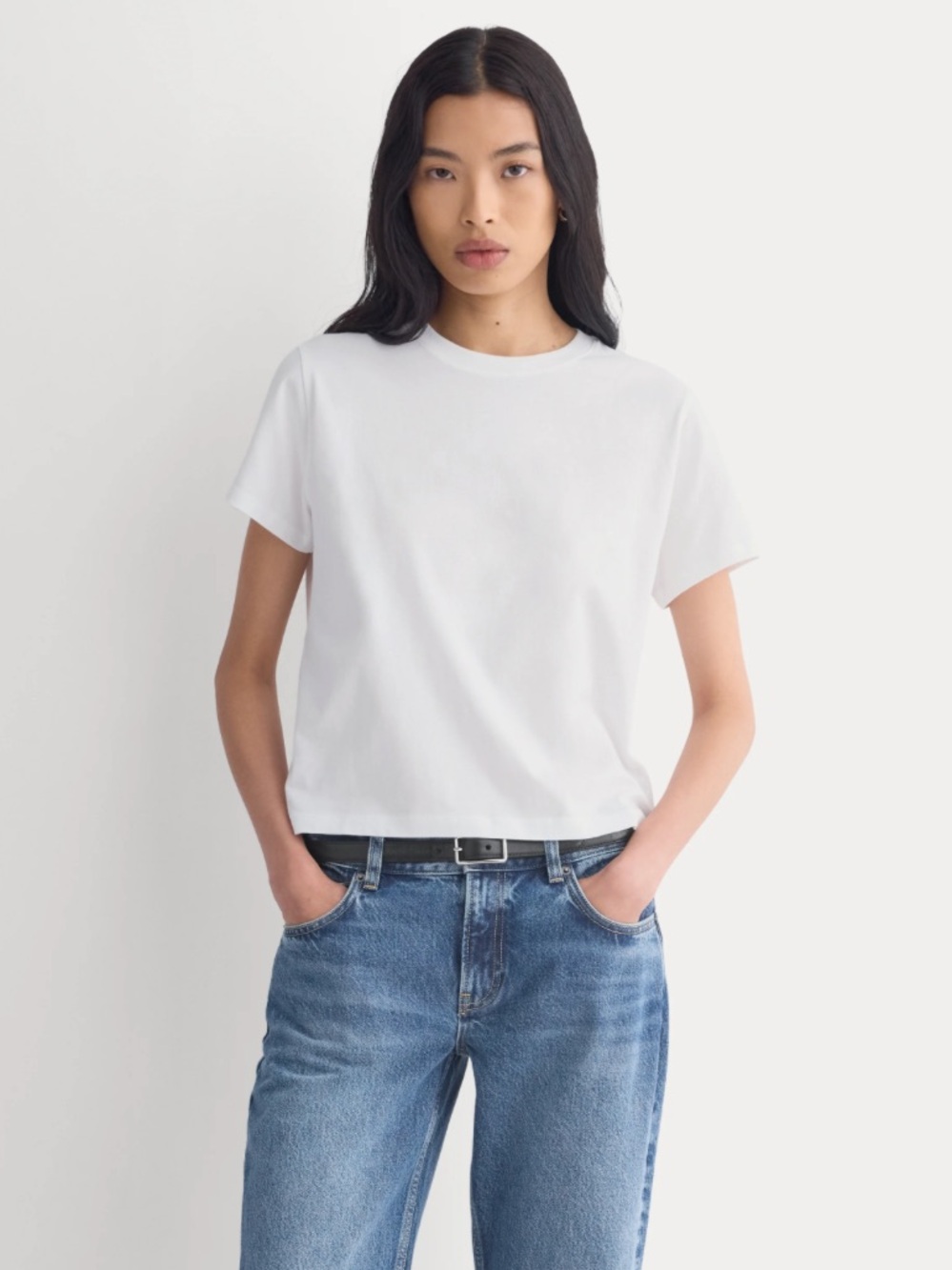 Everlane Box-cut Tee in Essential Cotton